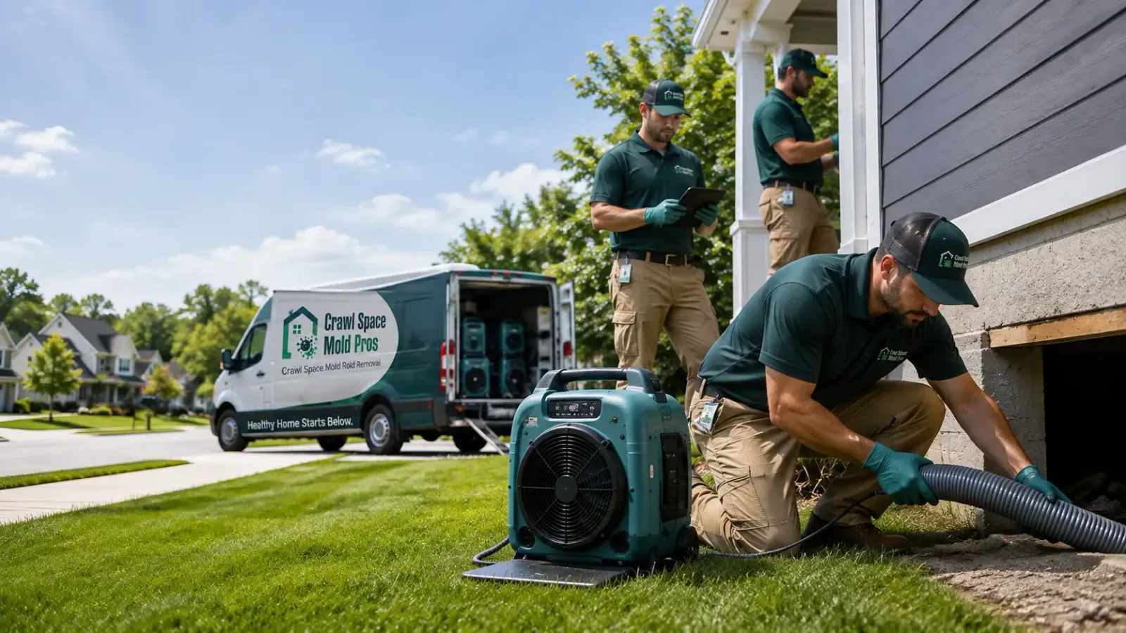 Crawl Space Mold Removal in Mound Valley, KS